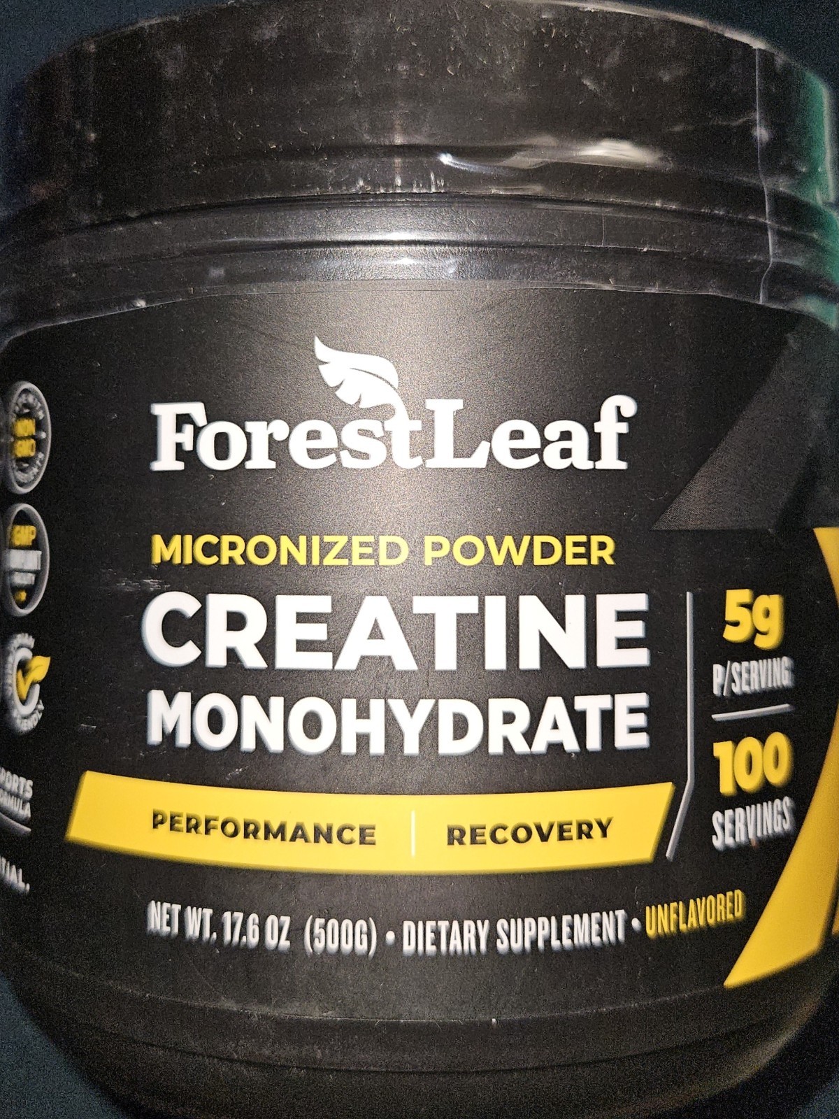 ForestLeaf Micronized Creatine Monohydrate Powder 2 PACK Muscle Growth Strength