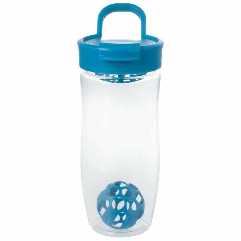 MAXAM 24oz Tritan Shaker Bottle w/ Mixer Ball Separator Spill-Free Lid BPA-Free