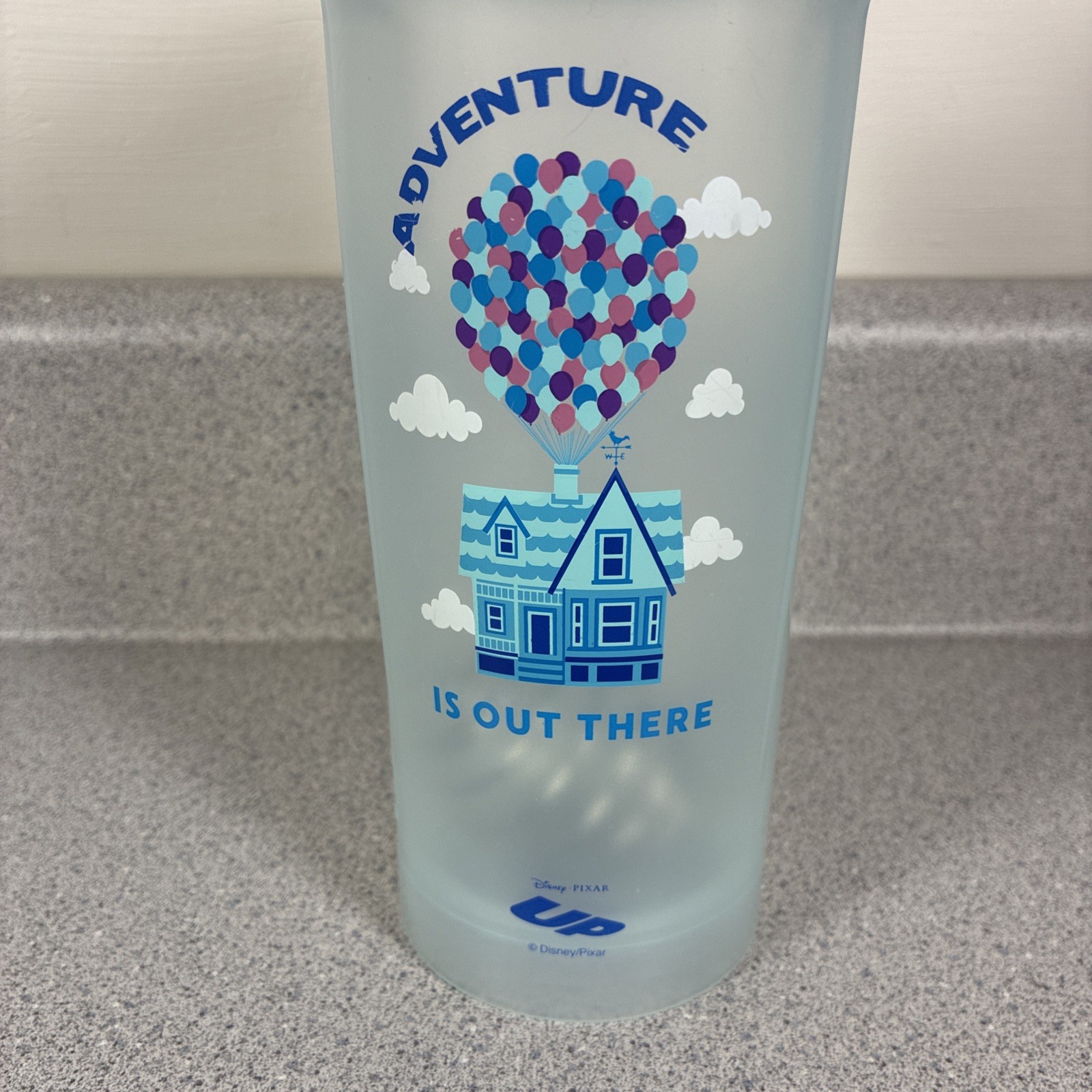 BlenderBottle Run Disney Parks Up House Water Bottle Protein Shaker Pixar Rare