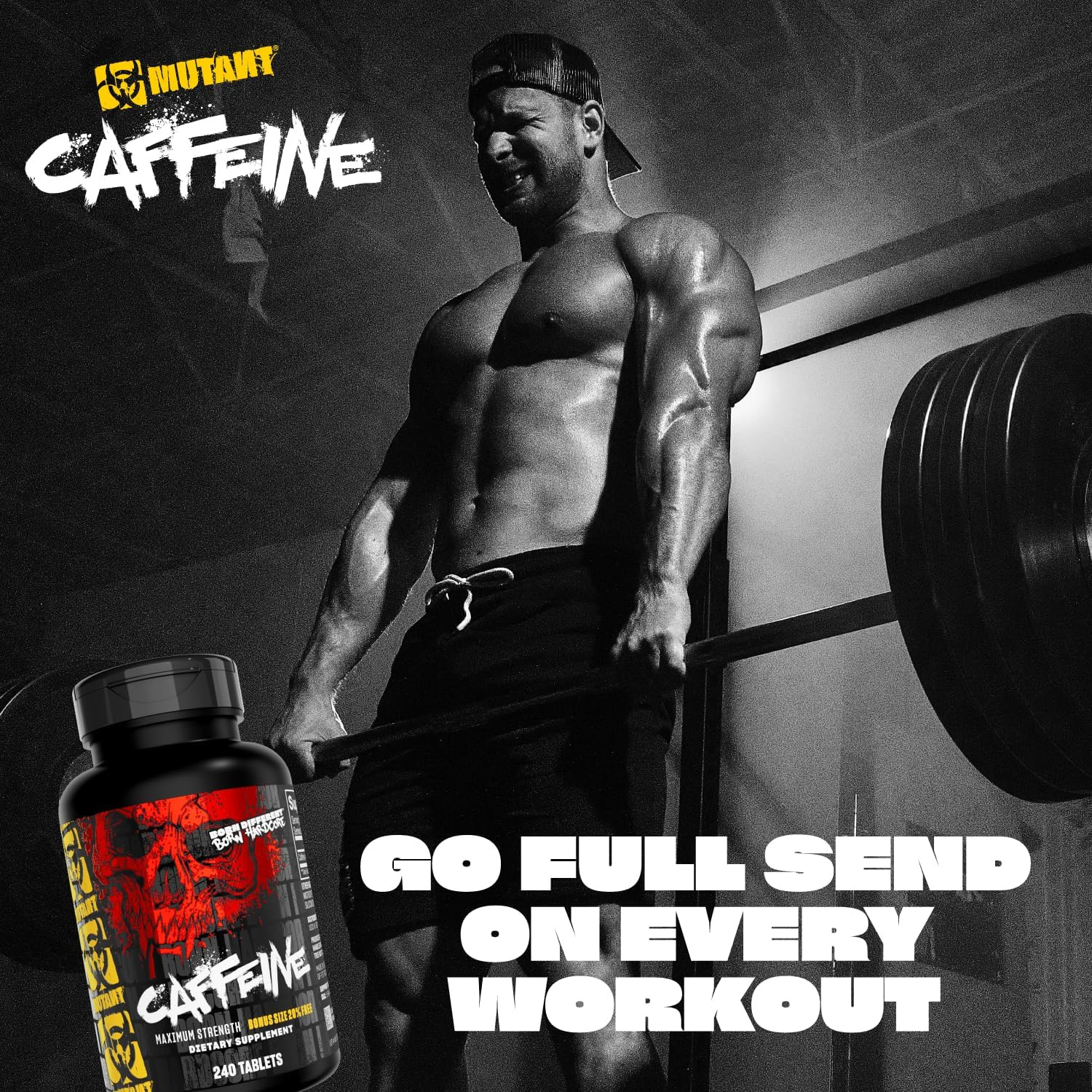 Caffeine Pills – Pharmaceutical-Grade Pure Caffeine Supplement for Boosting E…