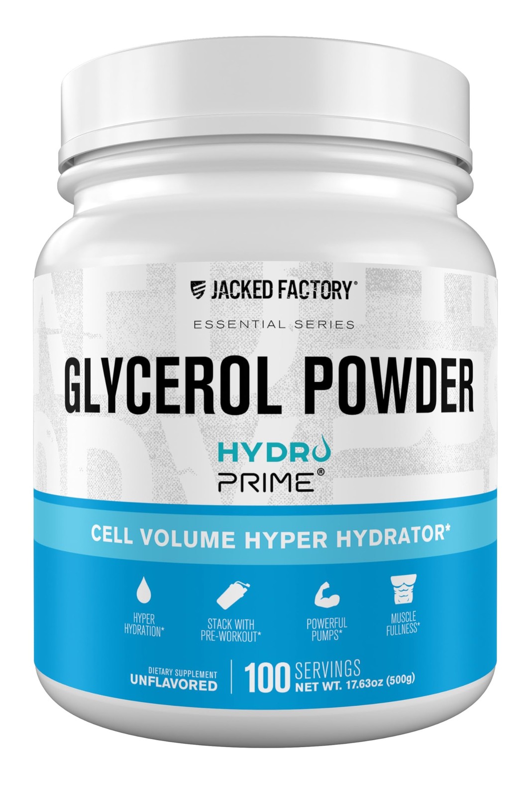 Jacked Factory Glycerol Pump Powder – Cell Volume 100 Servings (Pack of 1)