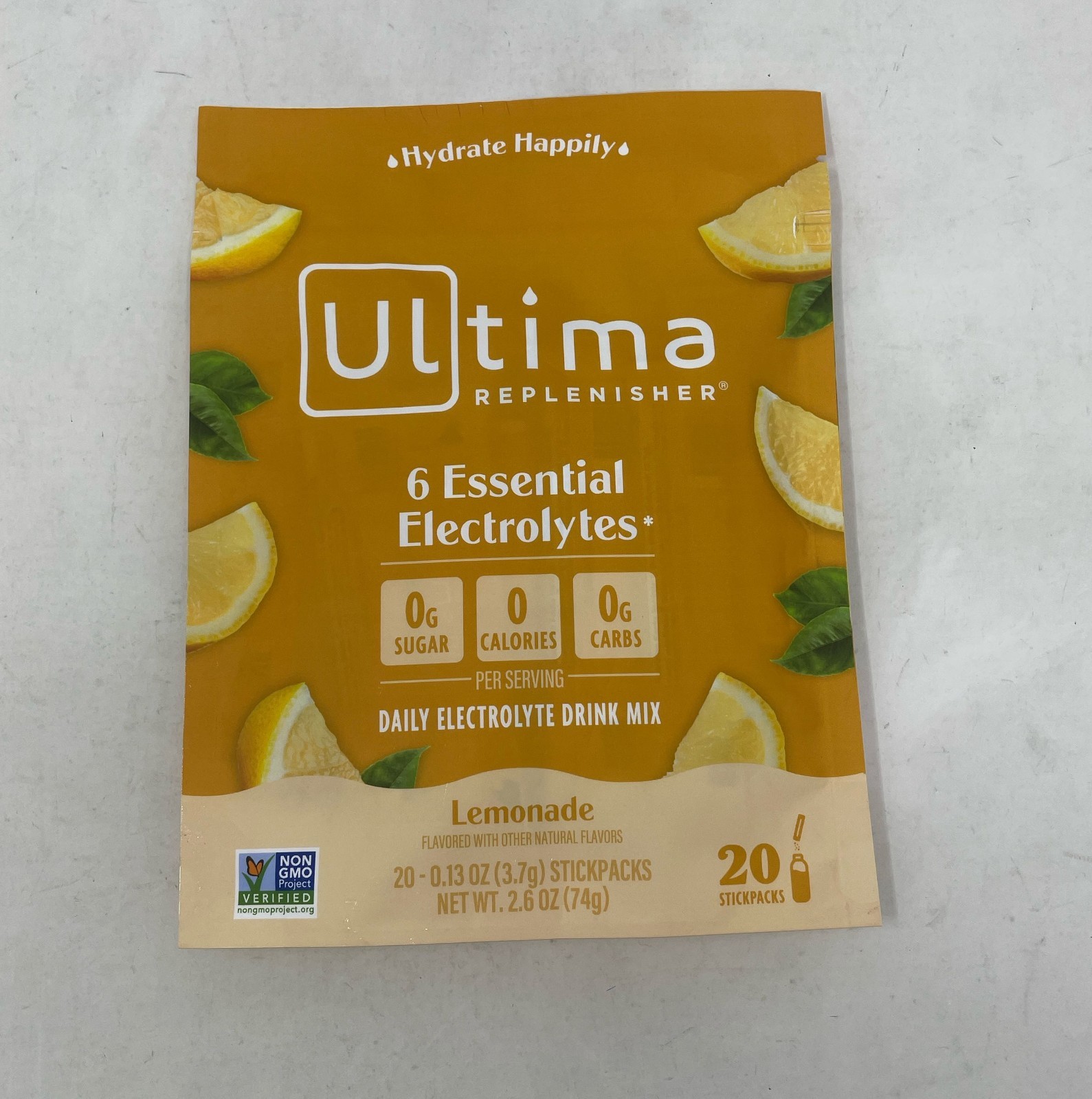 Ultima Replenisher Lemonade Electrolyte Powder, 20 Stickpacks