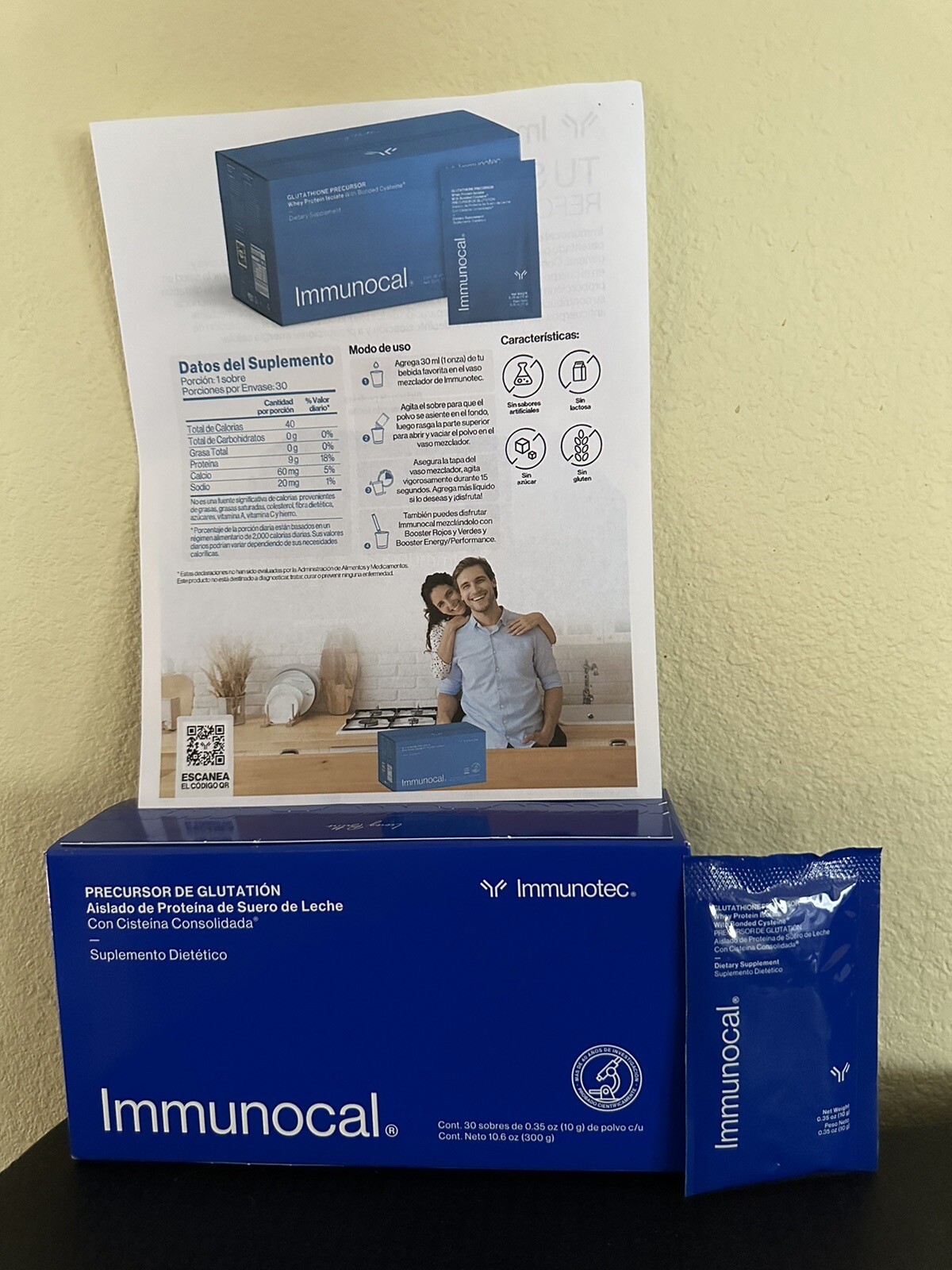 Immunocal Classic (Blue) Regular Glutathione Precursor 30 Pouches by Immunotec