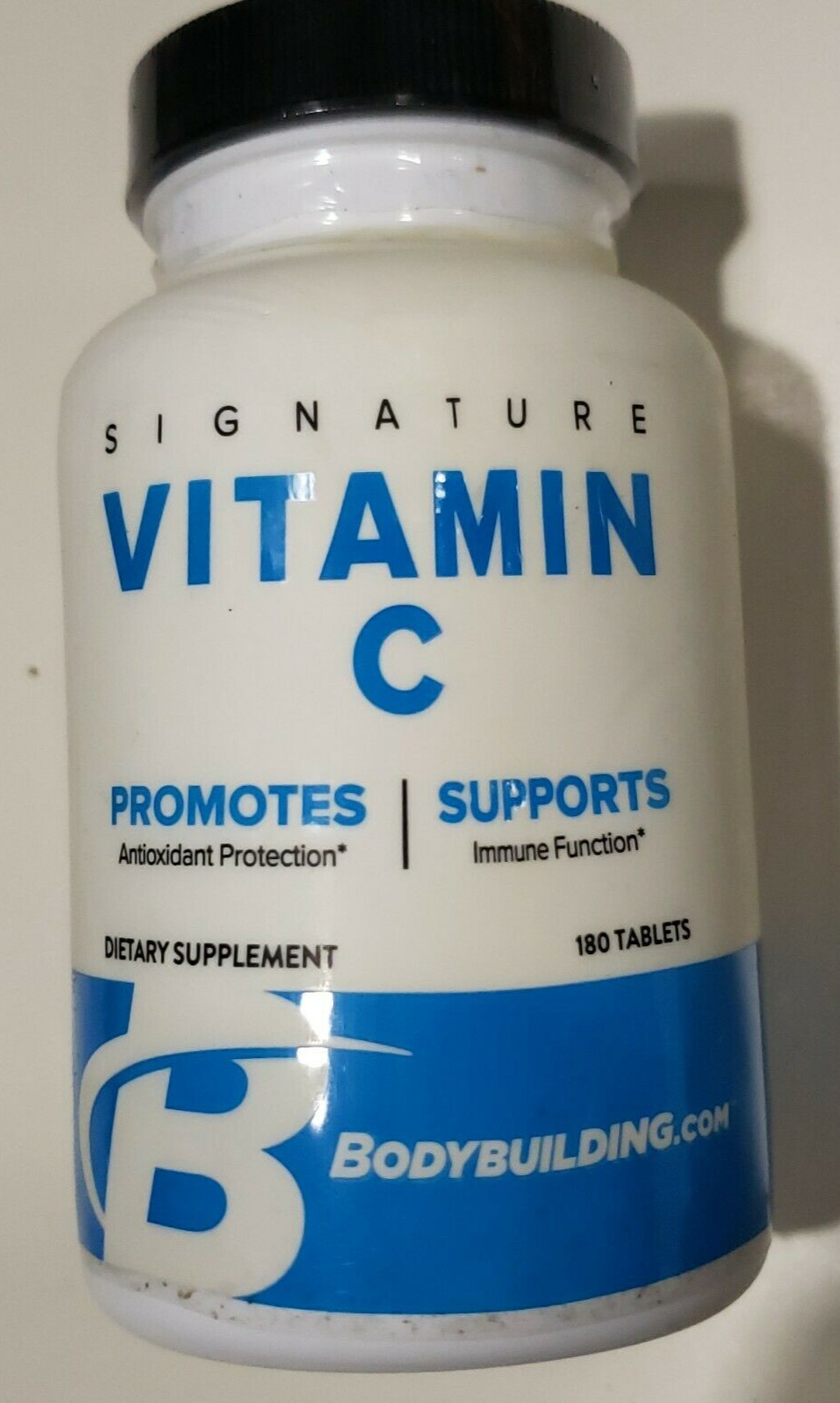 Bodybuilding.com – Vitamin C – 180 tablets / 180 servings – BEST BY 12/2026