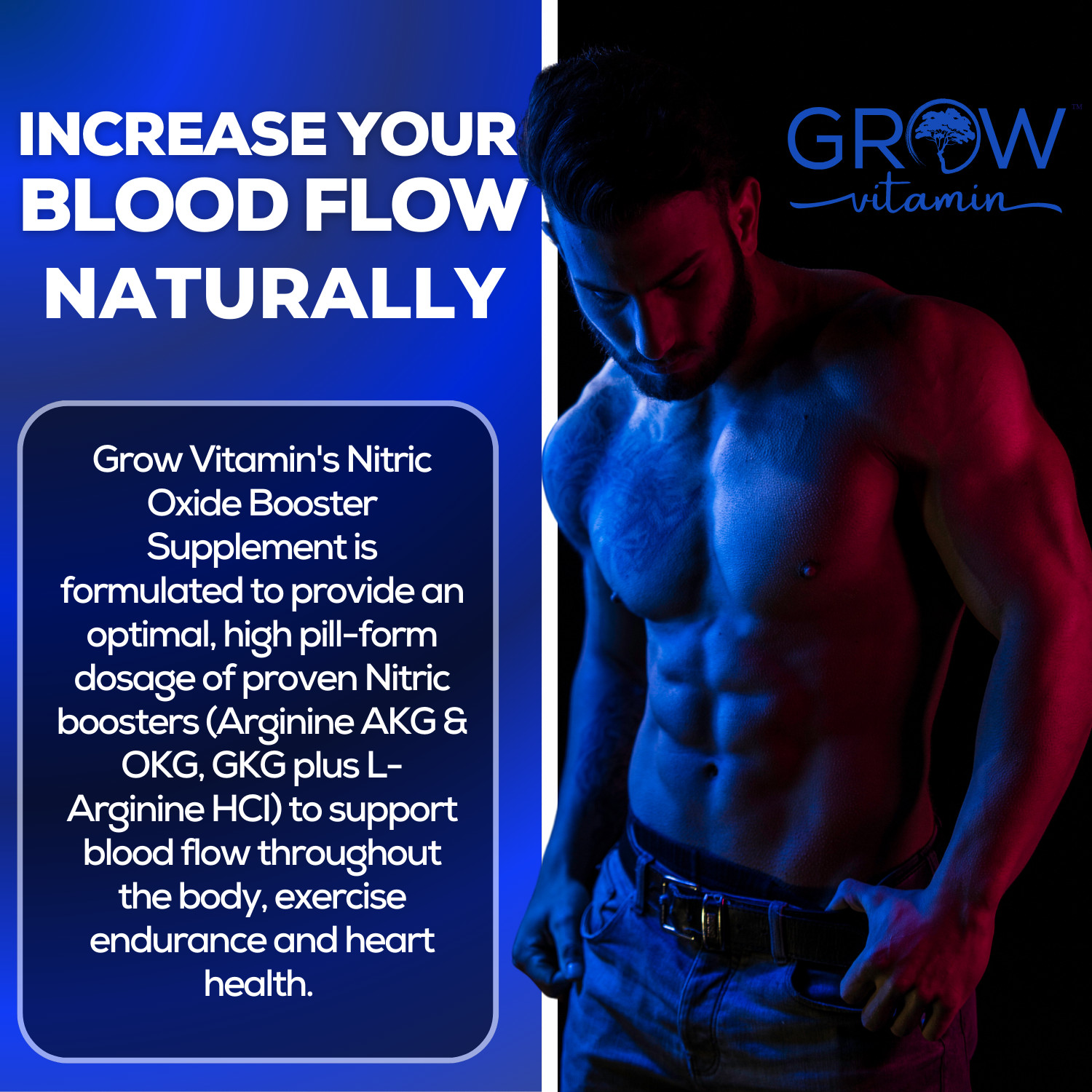 Nitric Oxide Booster Supplement w/ L-Arginine 3150 HIGHEST POTENCY Muscle Pump