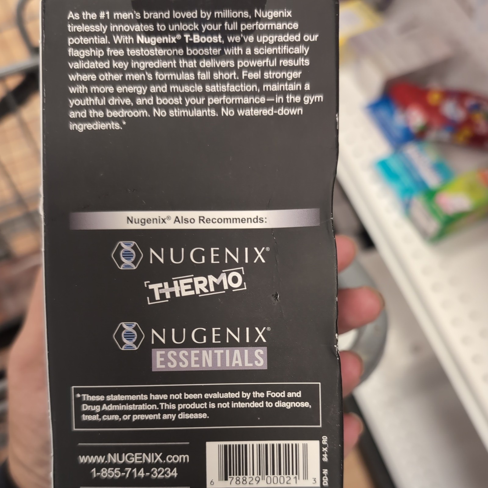Nugenix T-Boost Free Test. Boosting Formula, 84ct Exp. 03/2026+ New In Box