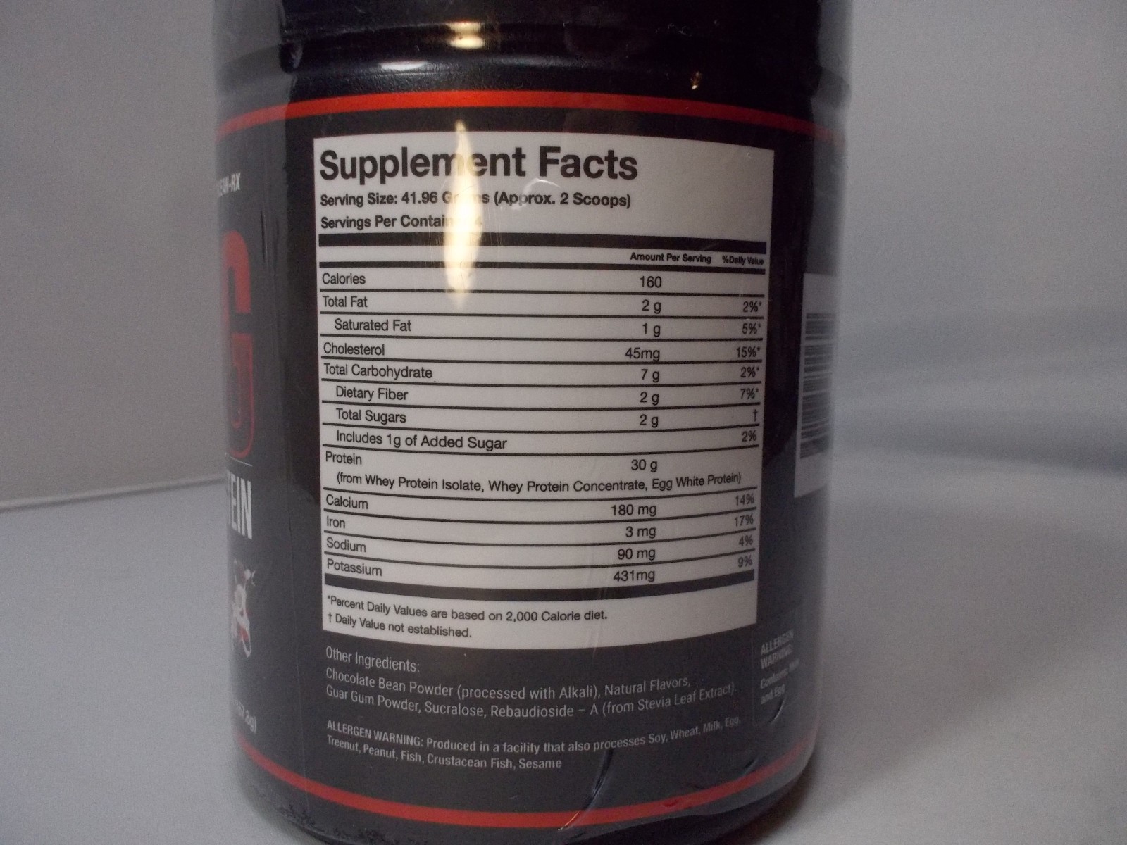 NOS PRO30G 30G Whey Protein Chocolate Coconut Net WT .37LBS Sealed Free S&H