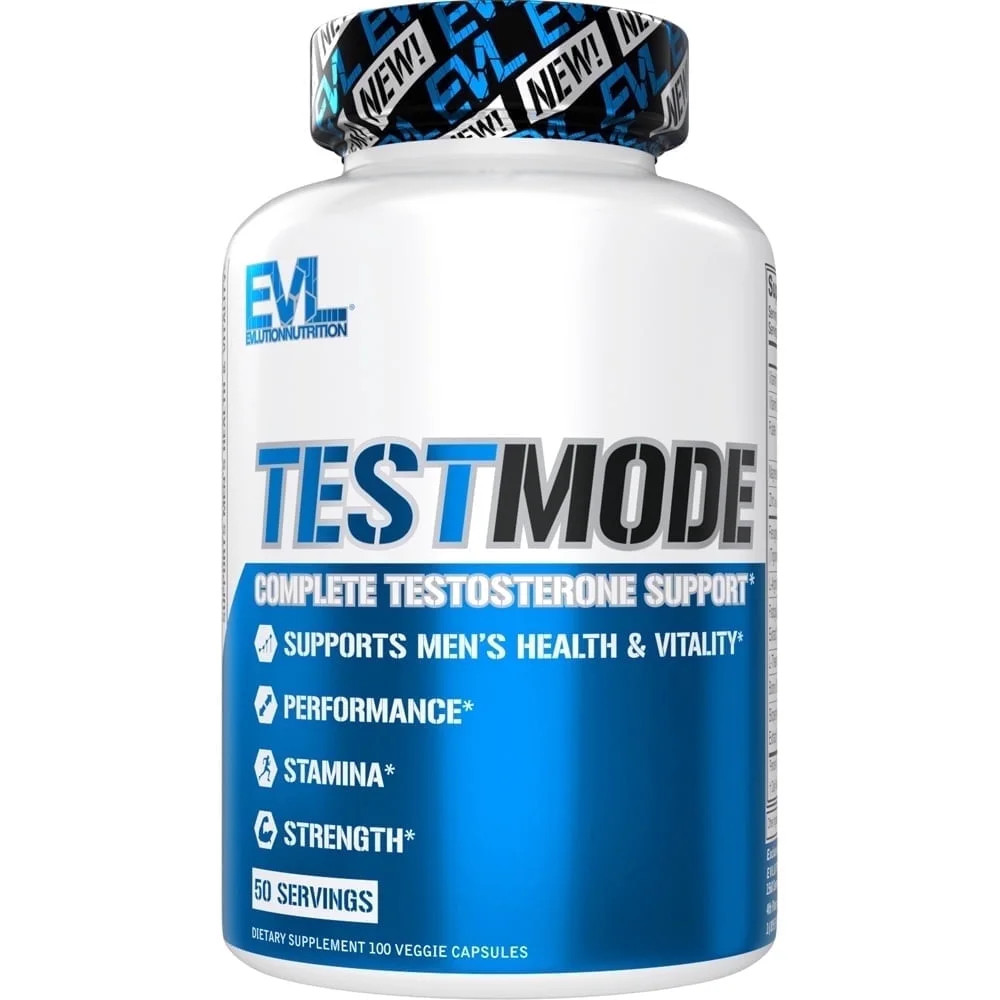 Testmode Testosterone Support Supplement for Men’s Health – 50 Servings