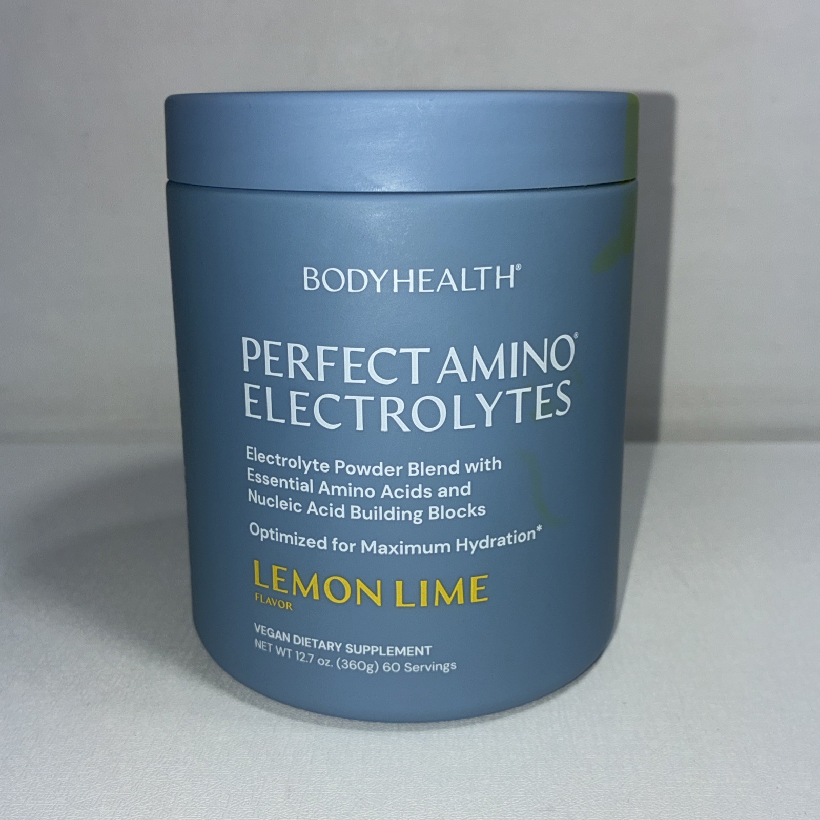 Sealed Body Health Perfect Amino Electrolytes Lemon Lime 12.7 Oz 60 Servings