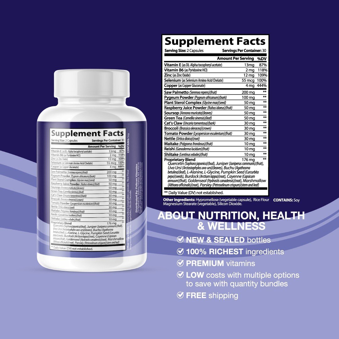 Flowforce Max- Prostate Support- 4 Bottles- 240 Capsules