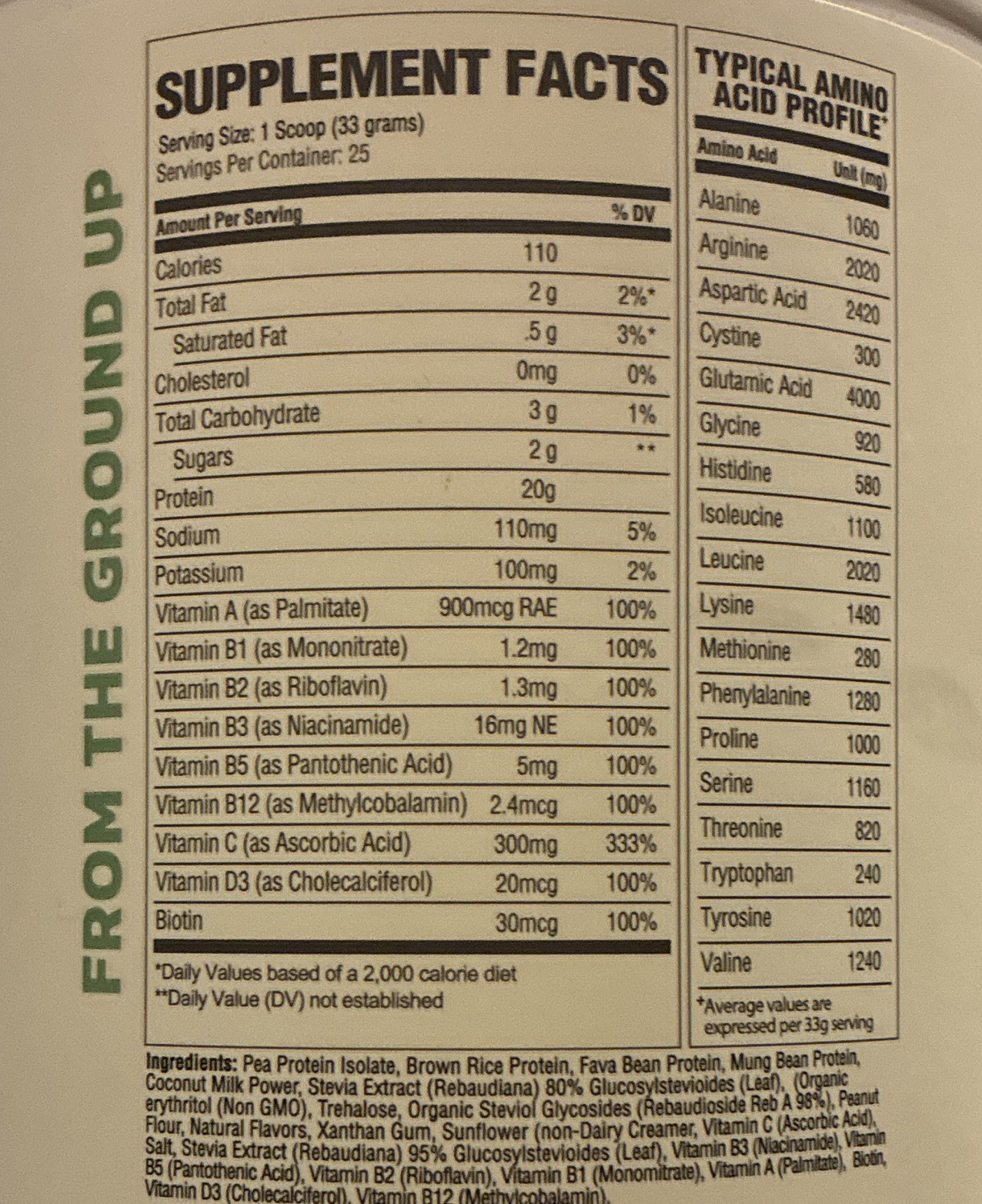 RAW Vegan Protein Peanut Butter Plant Based Protein Powder New Factory Sealed