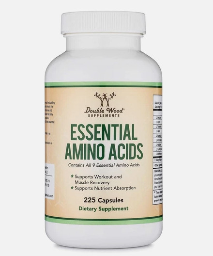 Double Wood Essential Amino Acids 225 Ct Supports Muscle Growth Recovery