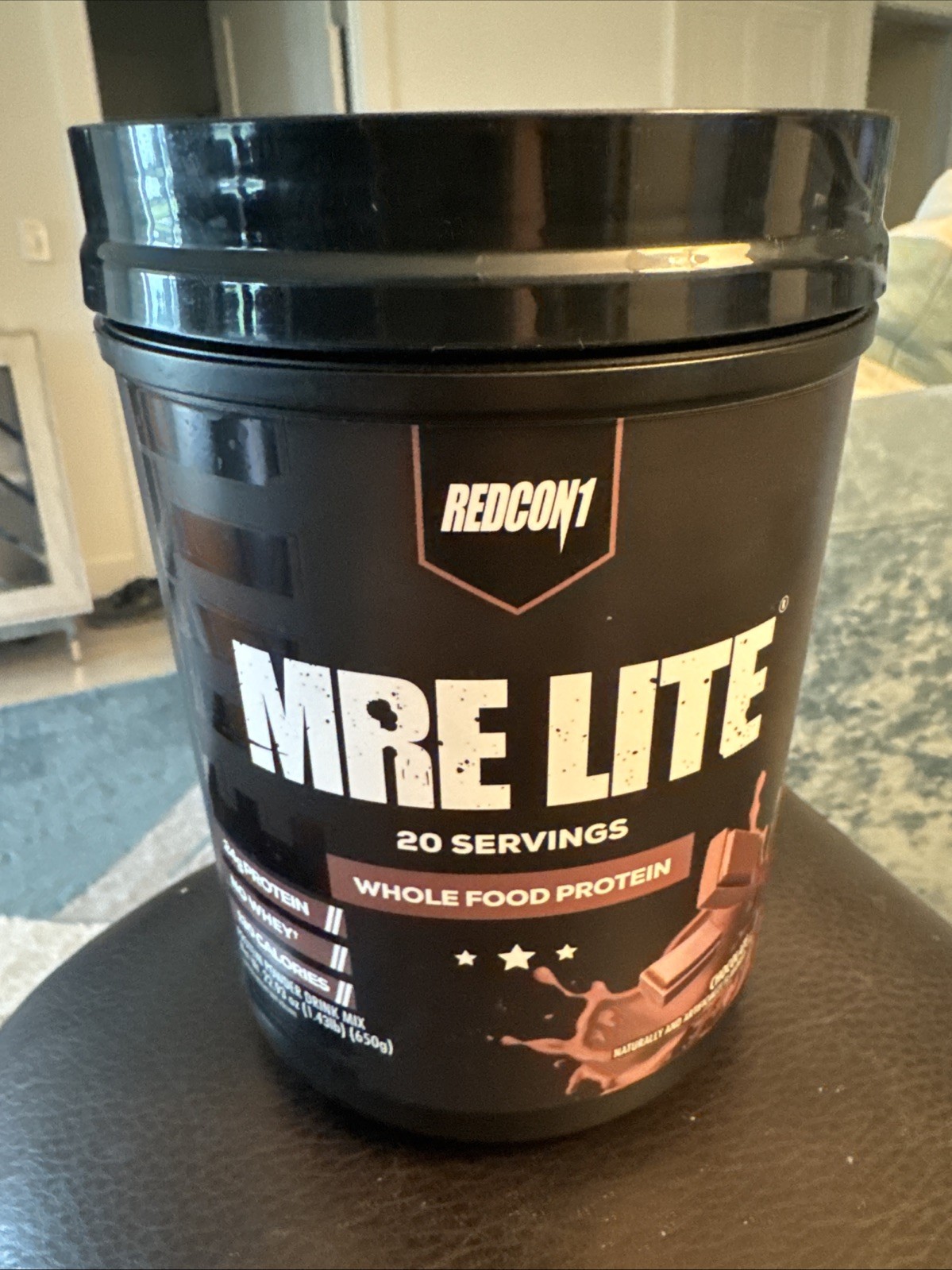 REDCON1 MRE Lite Chocolate Protein Whole Food 20 Servings 24g Protein exp 12/26