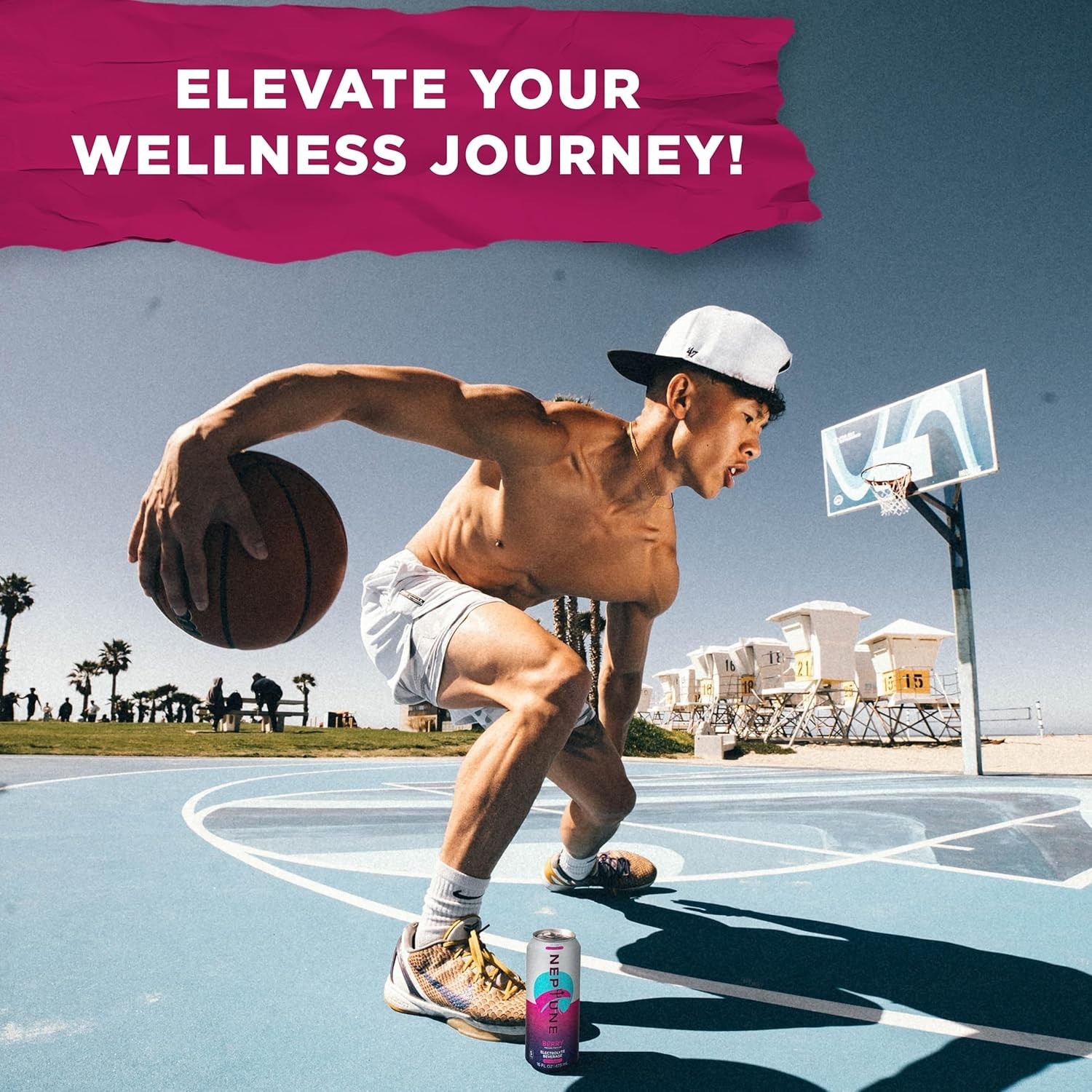 Neptune – Sugar Free, Hydration Drink With Electrolytes – Berry (12 x 16oz Cans)