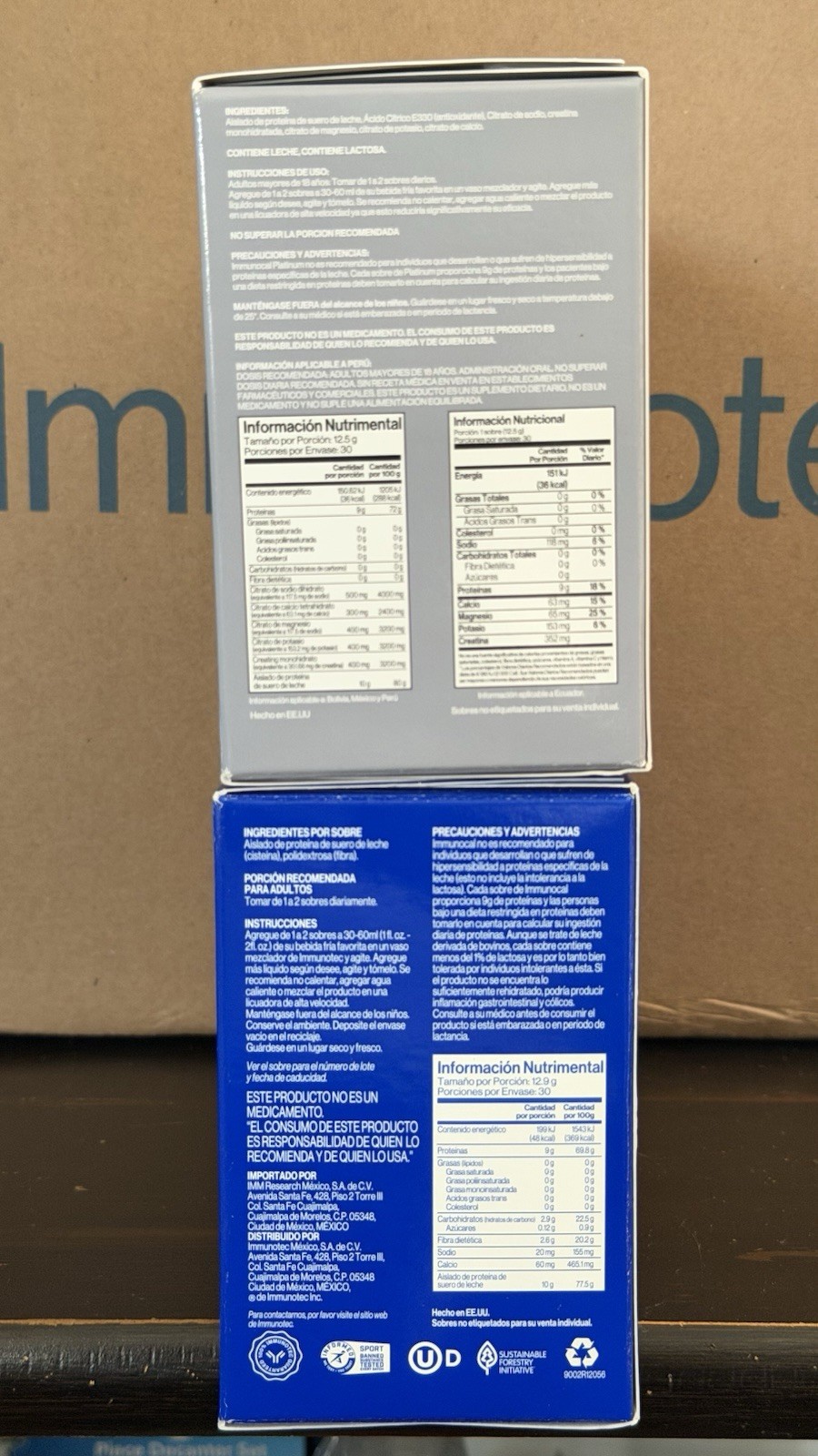 1 Immunocal MX 1 Immunocal Platinum
