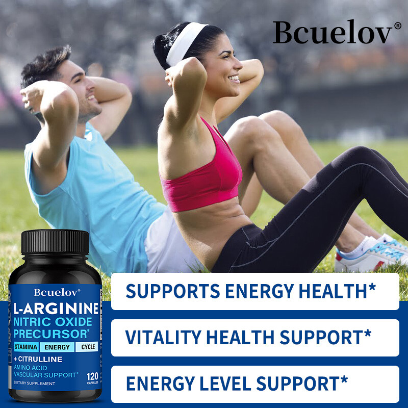 L-Arginine + L-Citrulline Extra Strength Nitric Oxide & Circulation Boost