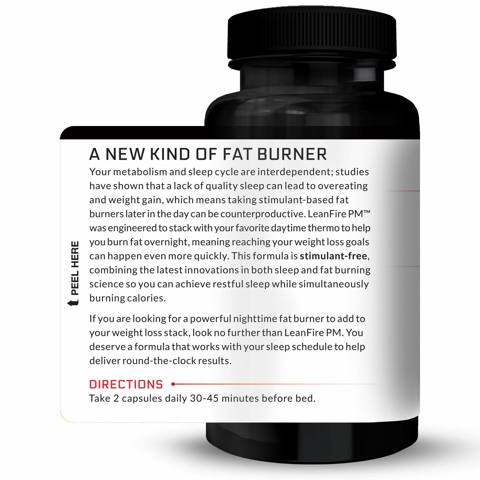 Force Factor LeanFire PM, Night Time Fat Burner, Lose Weight While you Sleep
