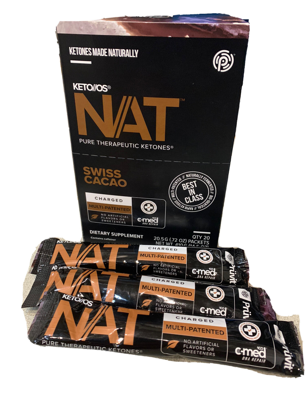 Pruvit Ketones 5 Packets Various Flavors – Charged (Caffeinated)