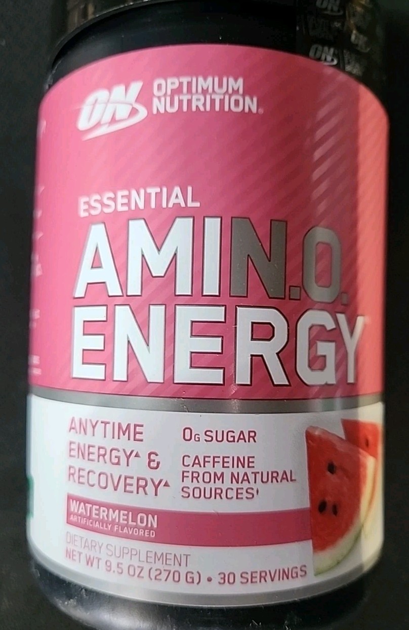 Optimum Nutrition Amino Energy Pre Workout Watermelon 30 Servings Exp 6/26