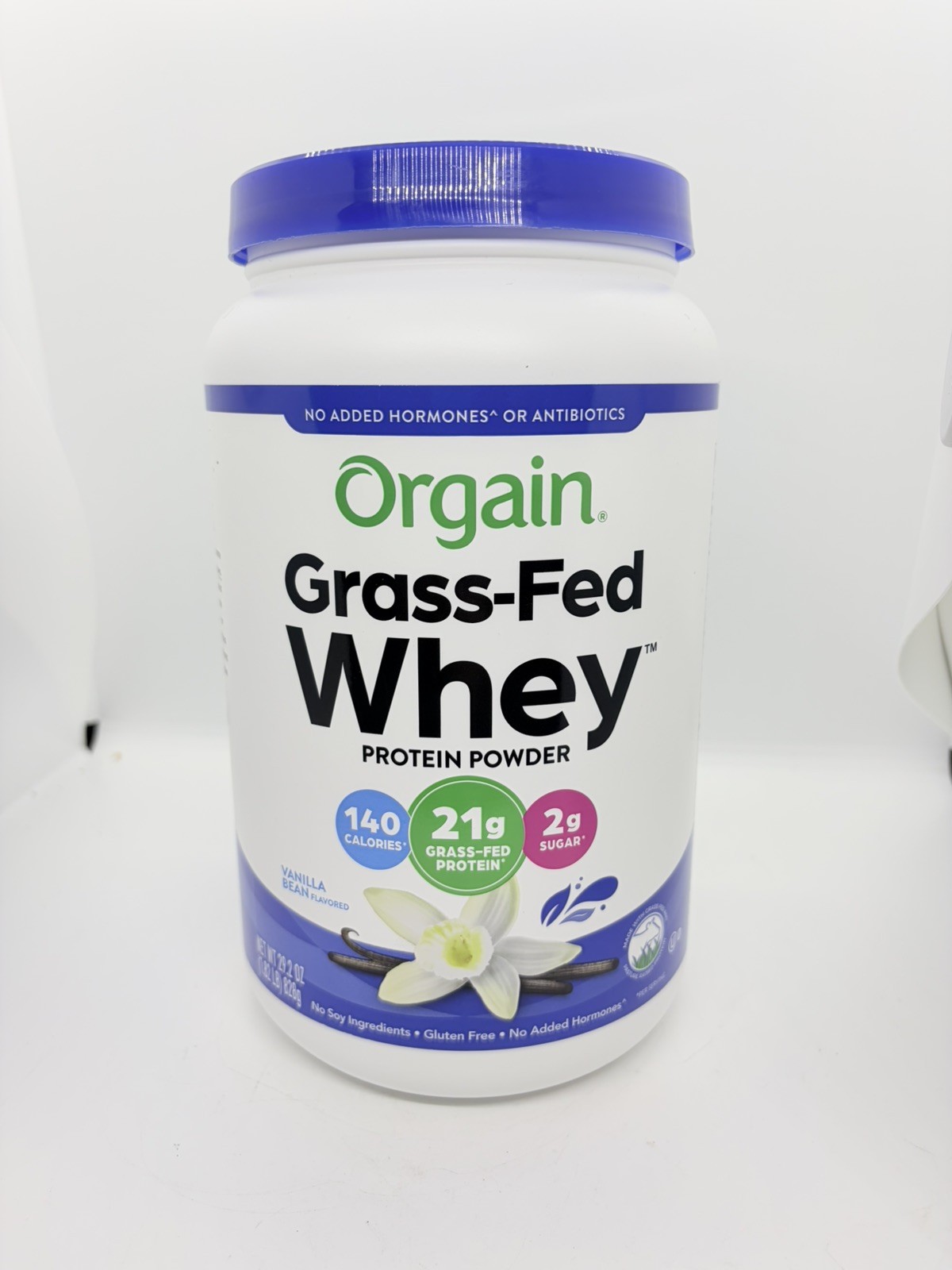 Orgain Grass Fed Whey Protein Powder Vanilla 21g Protein 20 serv. EXP 7/27
