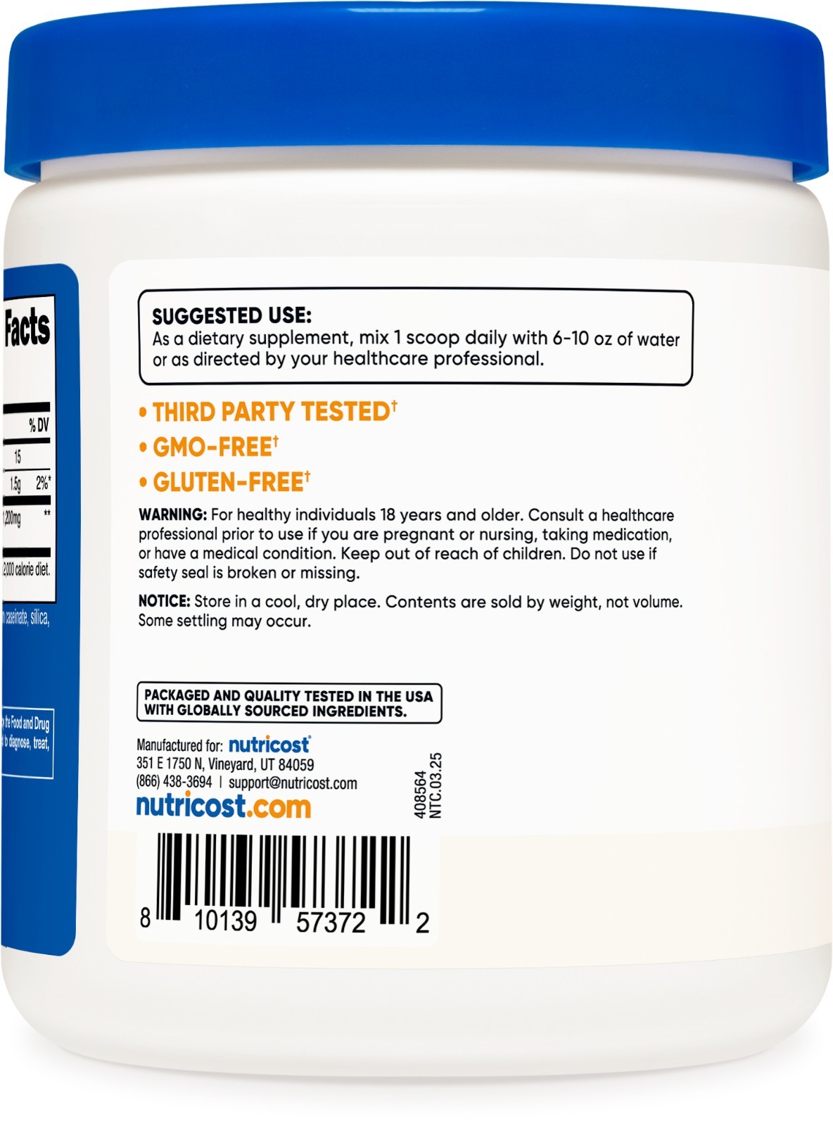 Nutricost CLA (Conjugated Linoleic Acid) 8oz (227g) Powder – Gluten Free