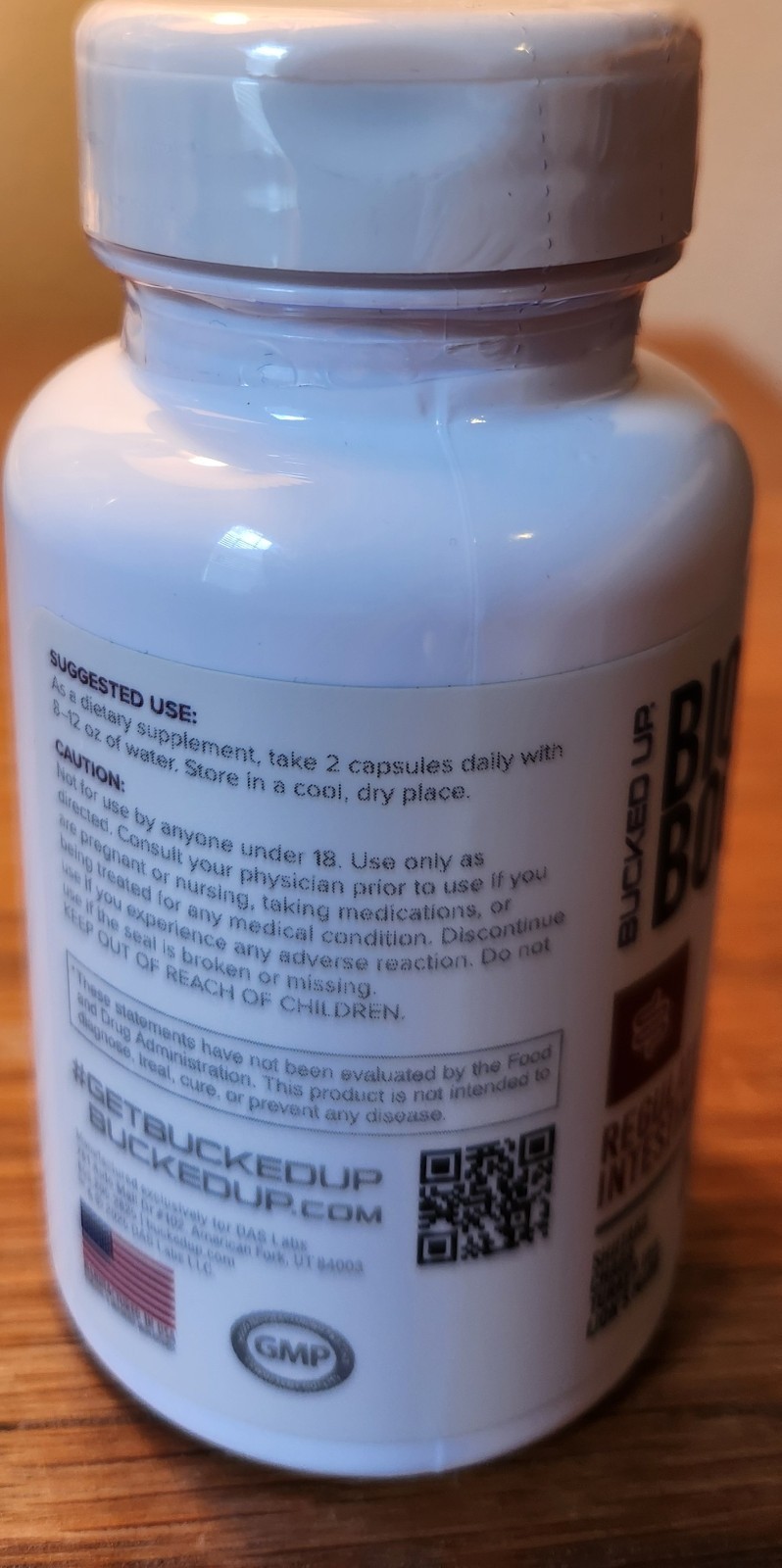 Bucked Up BIOME BOOST Gut/Immune Health Vegan Pill Caps. 30 Servings Exp 11/2027