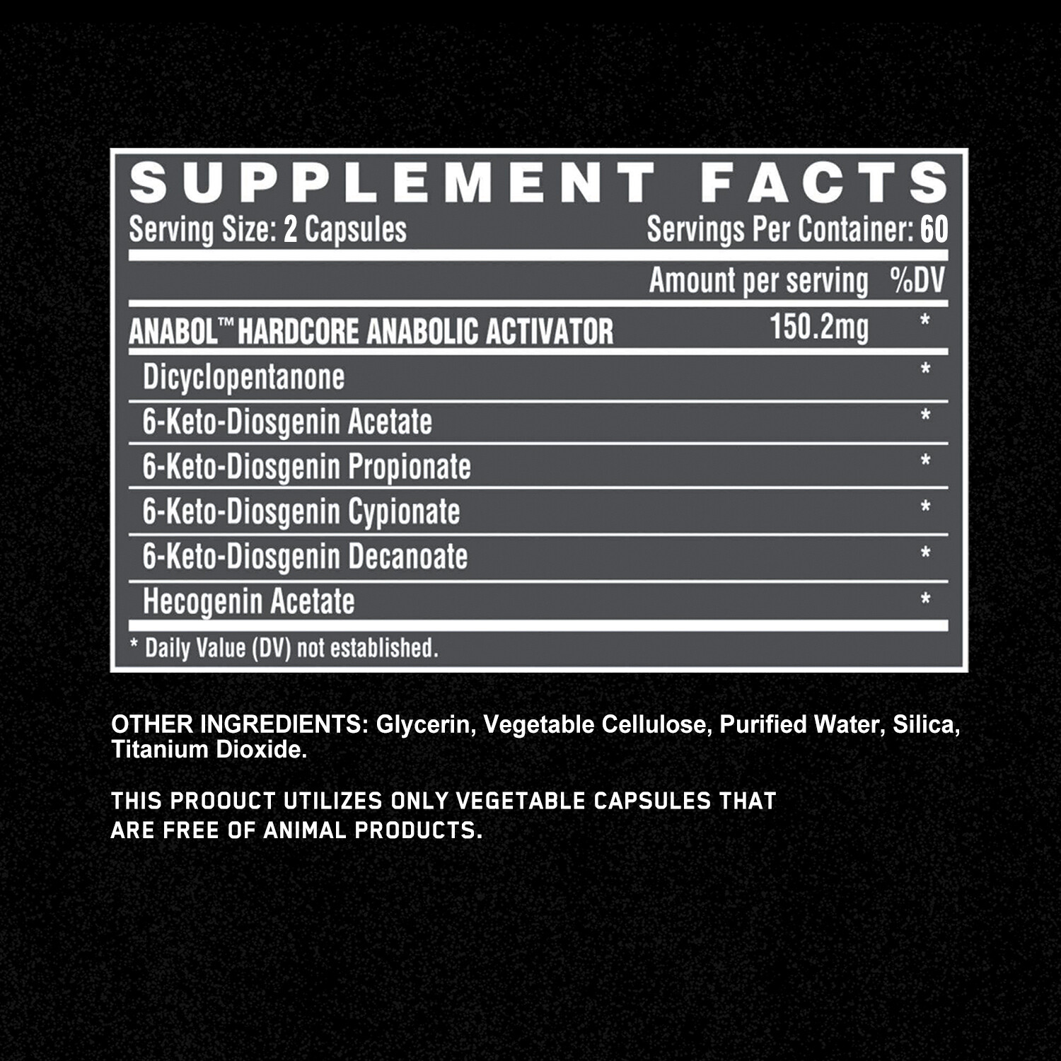 120pcs Anabolic Activator- Muscle Builder,Testosterone Booster, Energy Endurance