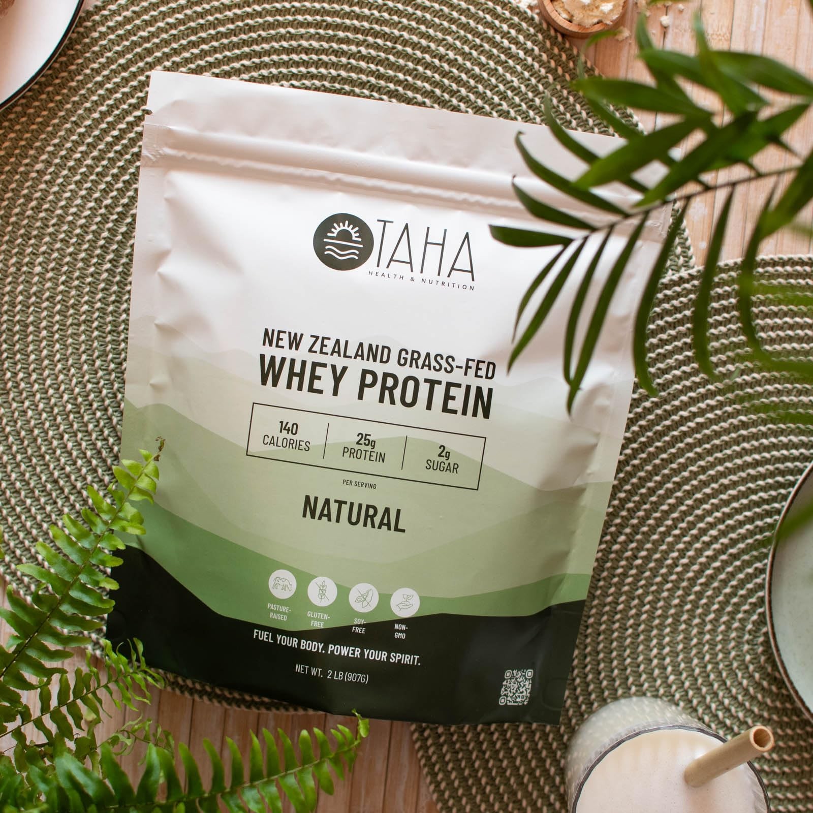 Natural Unflavored Whey Protein Concentrate Powder, 25g Protein, 140 Calories…
