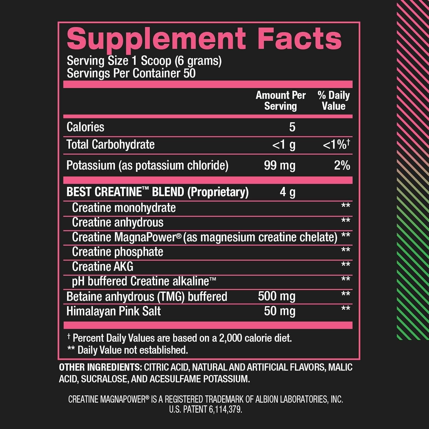 Best Creatine – Creatine Monohydrate Powder for Men & Women, Himalayan Salt – St