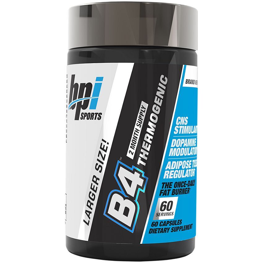 BPI Sports B4 60 Servings Once Daily Fat Burner 2 Month Supply (60 Capsules)