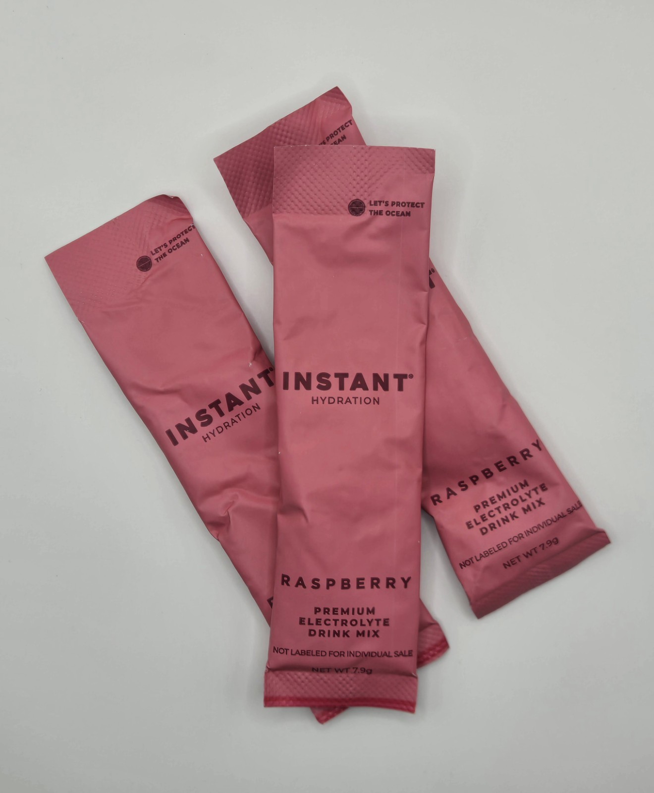 Instant Hydration Electrolyte Drink Mix – Raspberry – 25 Packets – BB 11/27
