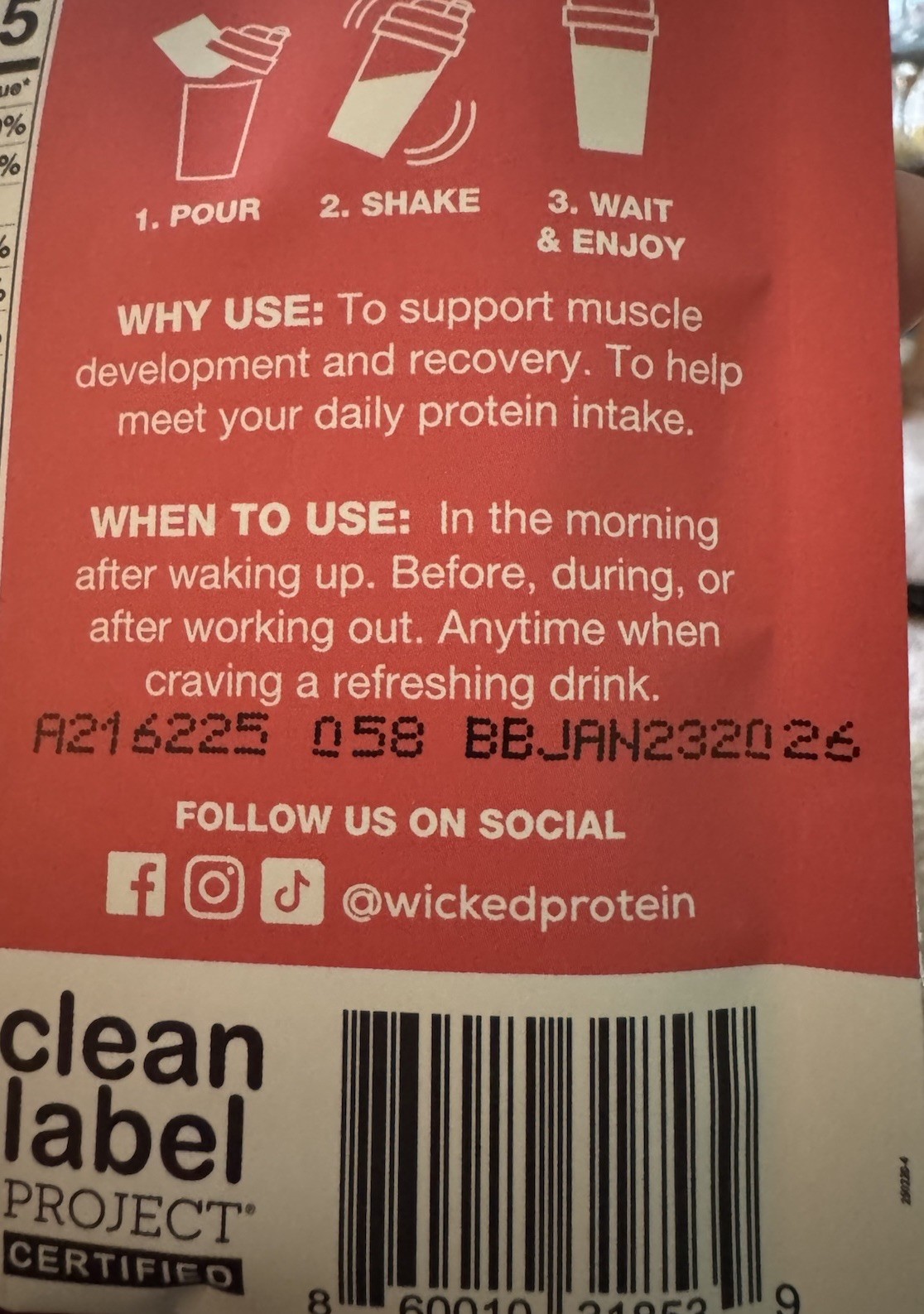 Wicked Protein Clear Whey Isolate Protein Powder Variety 6 Pk Lemon/water/icepop