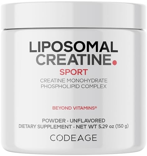 Liposomal Creatine Monohydrate Powder 5000mg 90 Servings