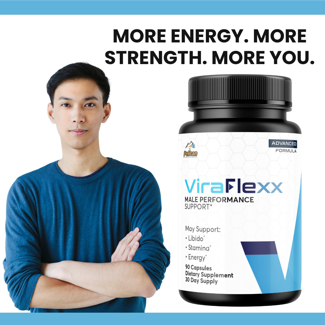 ViraFlexx- Bodybuilding & Men’s Health Support- 3 Bottles- 270 Capsules