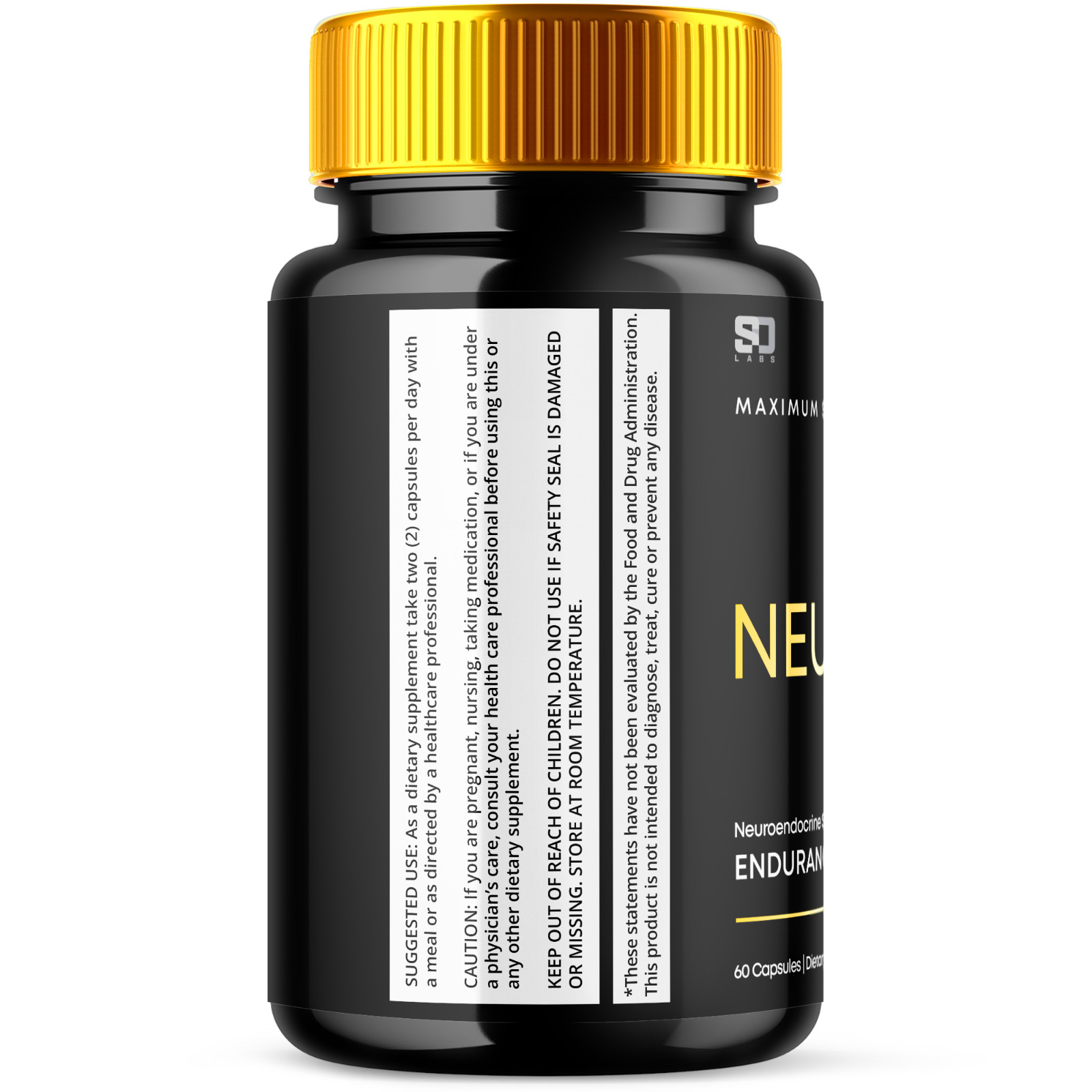 (5 Pack) Neurotest, Neurotest Advanced Formula Male Support Pills (300 Capsules)