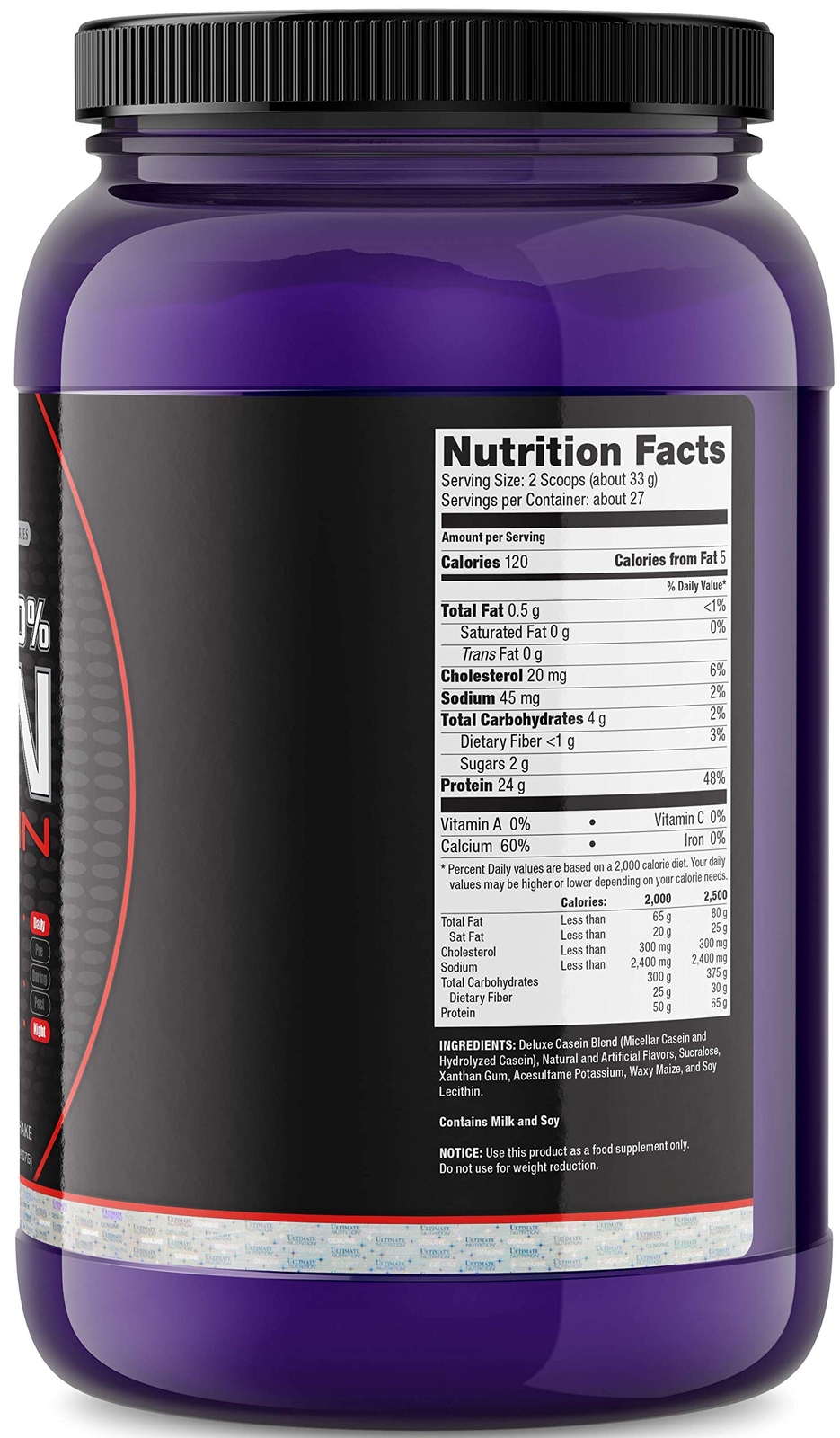 Prostar Micellar and Hydrolyzed Casein Protein Powder – 2 Pounds, Vanilla