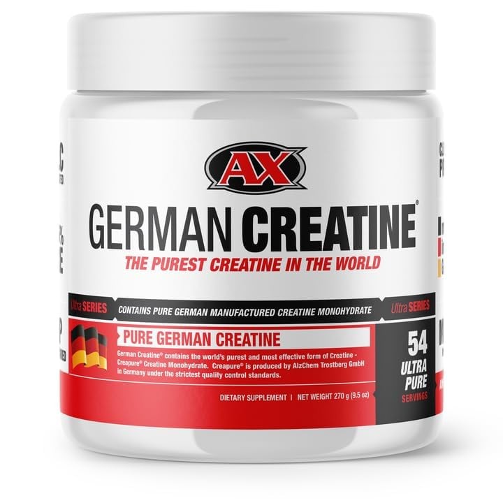 German Creatine – Micronized Creatine Monohydrate Powder, 99.99 Pure Creapure…