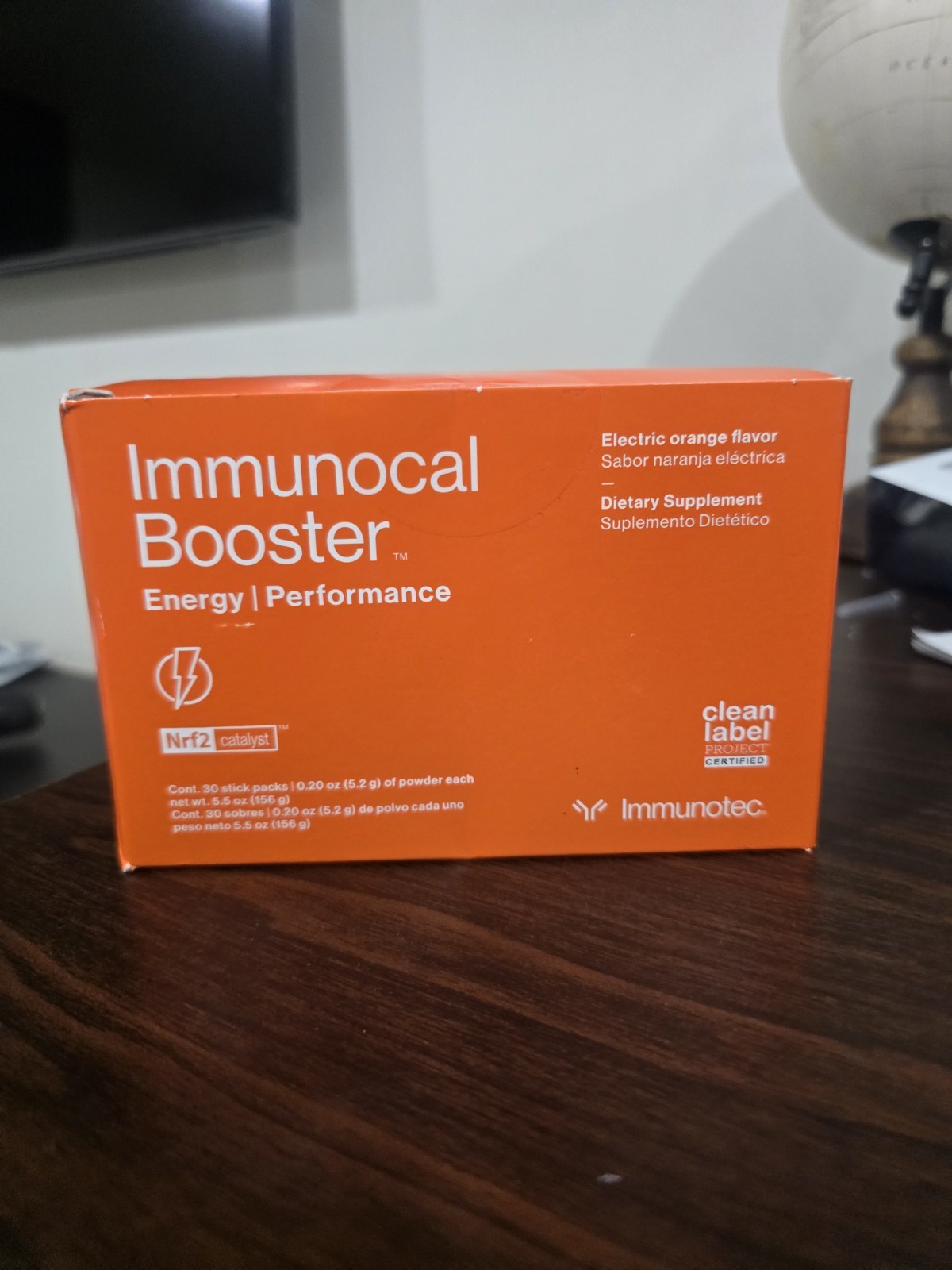 Immunocal Booster Energy & Performance Electric Orange 30 Sticks free shipping..