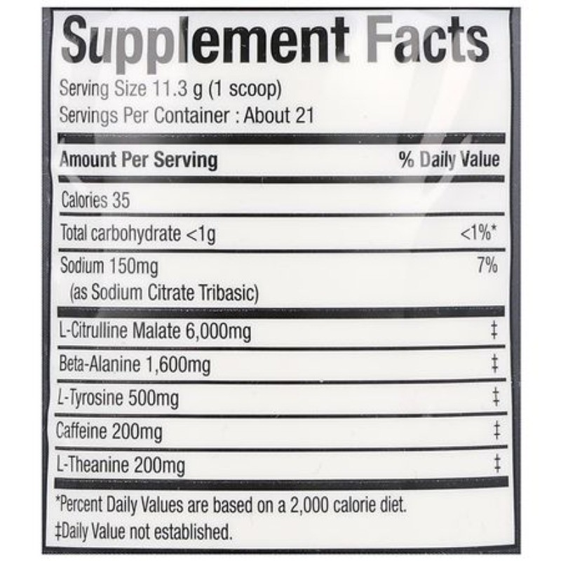 Pre-Workout Powder Tropical Punch 8.5 oz