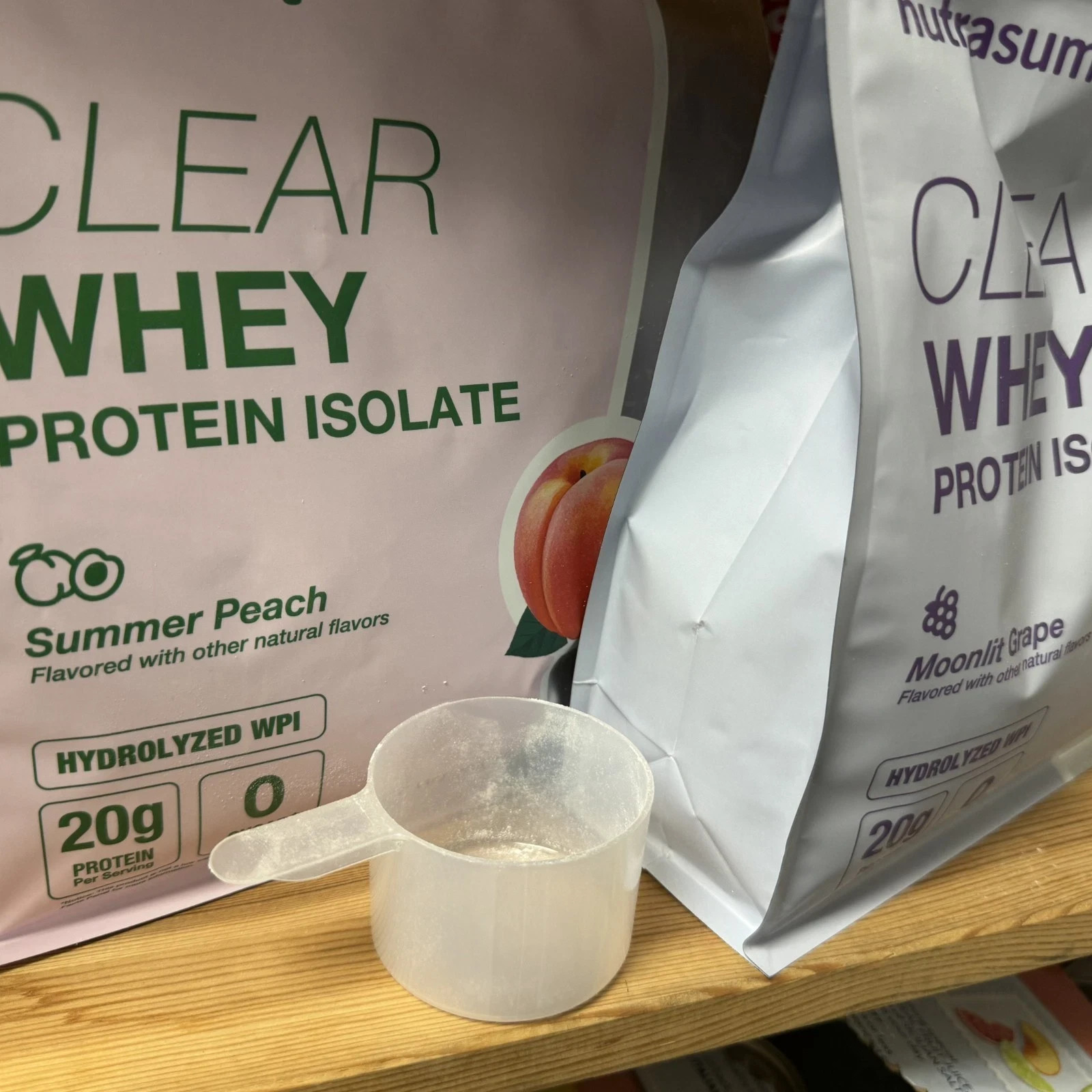 nutrasumma Clear Whey Protein Isolate 1.2 lbs – Summer Peach Flavor