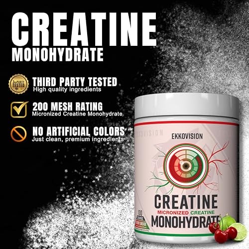 Creatine Monohydrate Powder 100 Servings Cherry Limeade Micronized