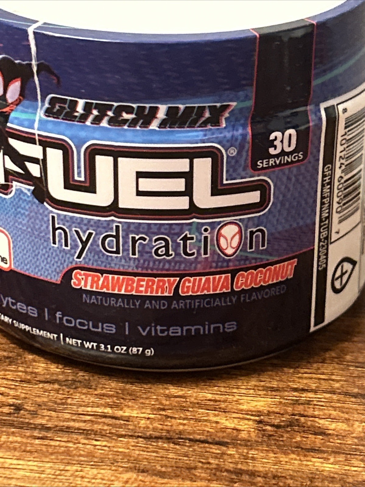 3x G Fuel Spider-Man Across the Spider-Verse Glitch Mix Hydration Tub Exp 5/2028