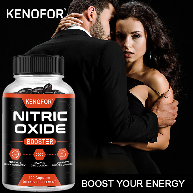 Nitric Oxide Booster L-Arginine, L-Taurine 60/120 Caps Sexual Health Support