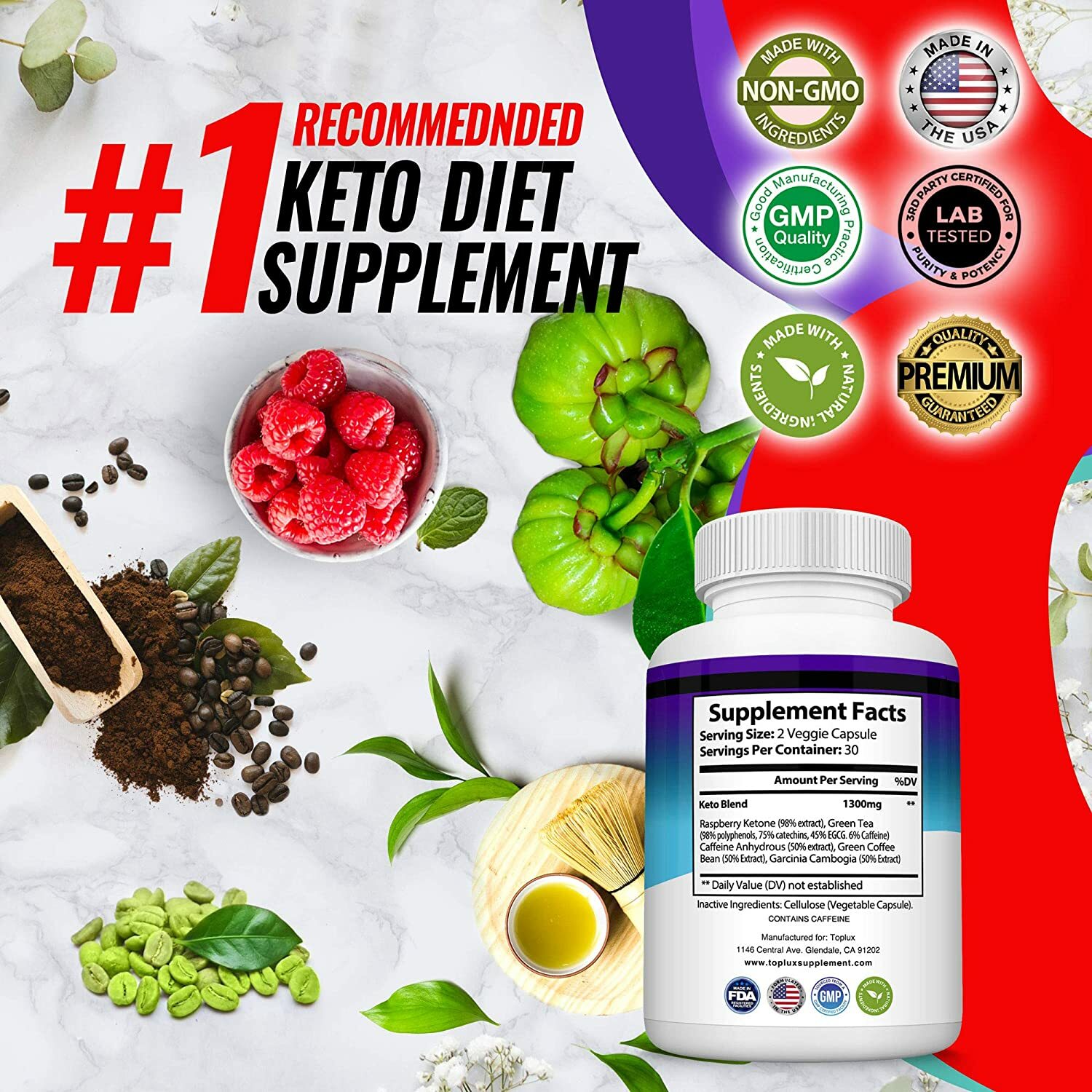 Keto Diet Pills BOOST CUTS- Burner Supplement for Women & Men