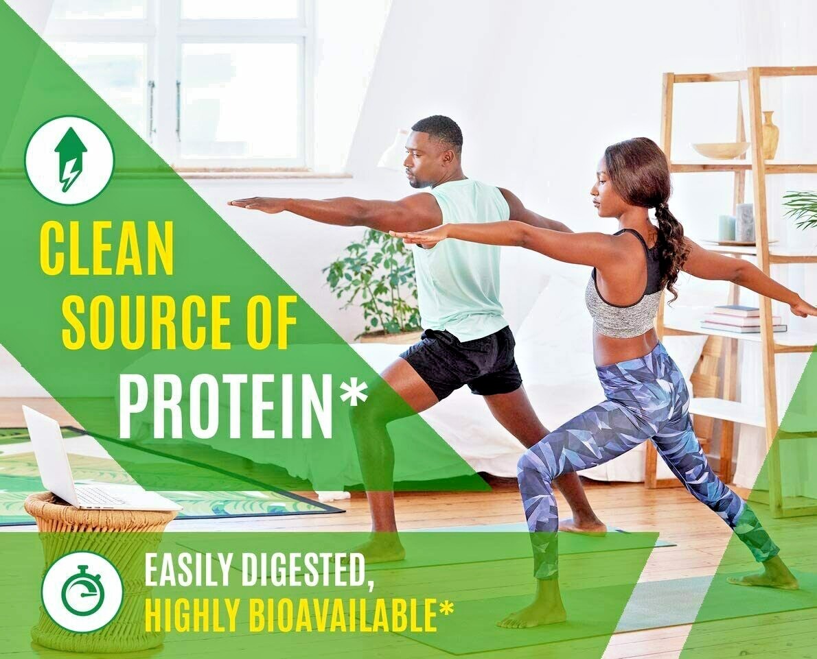 2 Lbs Organic Pea Protein Isolate, Non-GMO, Vegan. Free Shipping!