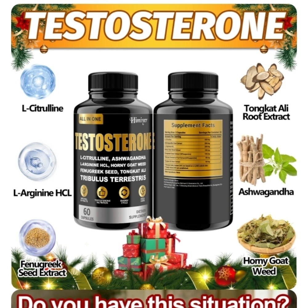 Test Booster Max 1200 Mg Made In USA Trust Pilot Approved 60 Capsules