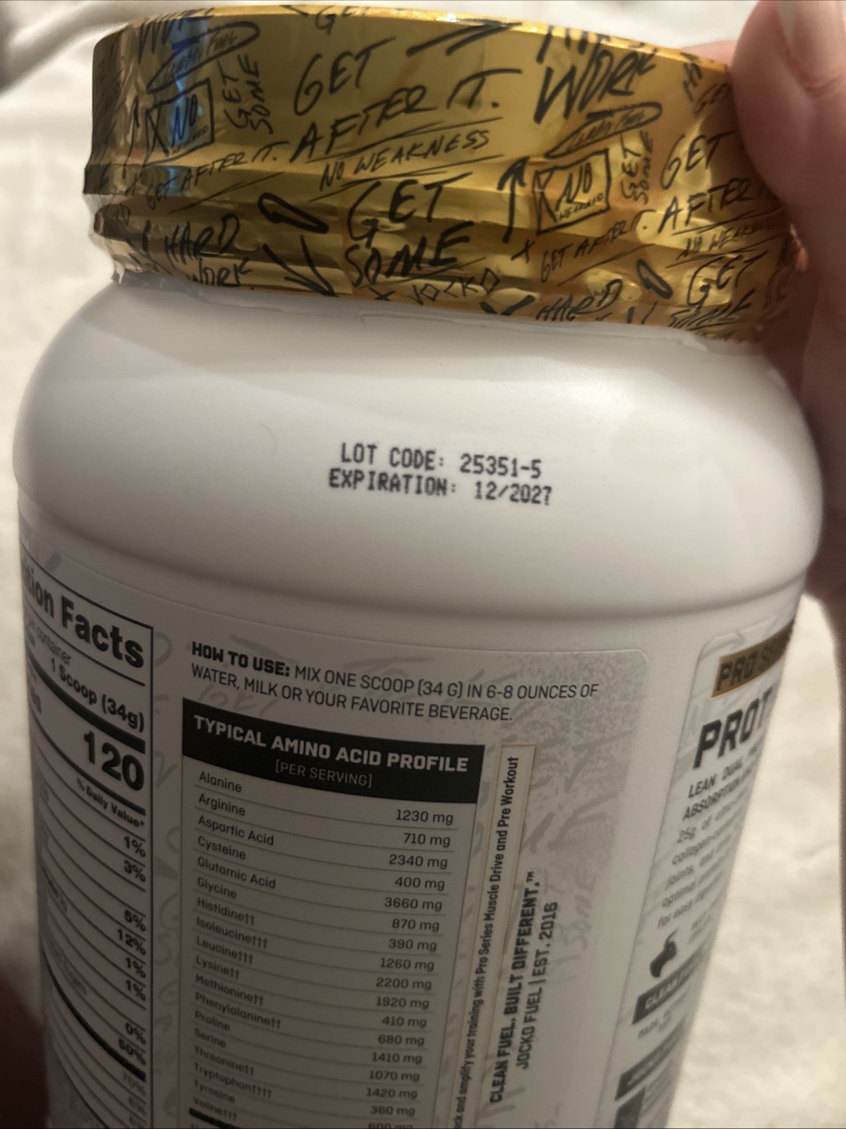 Jocko Fuel Pro Series Protein Isolate CHOCOLATE 25 Servings Exp 12/2027 NEW