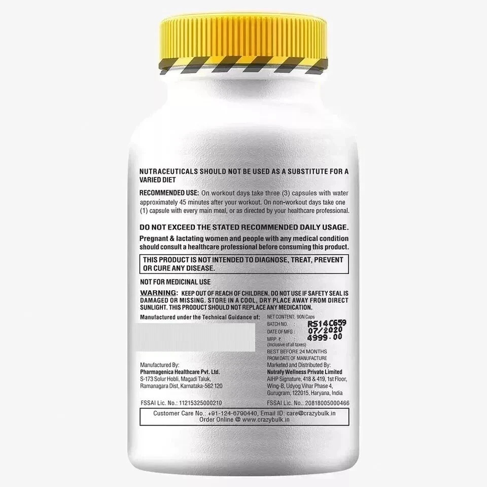 CrazyBulk Decaduro Stack Recovery Energy Workout 90 capsules Pack of 1 F/S