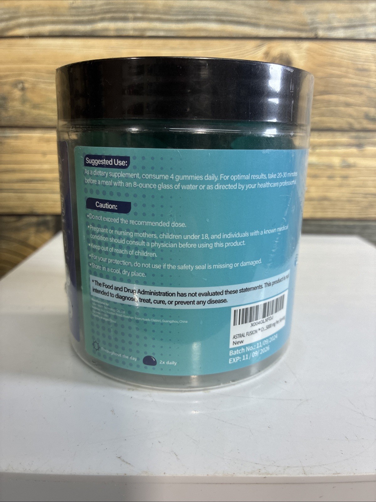 Creatine Monohydrate Gummies – 120 Count, 5000mg, Blueberry Flavor, LOT OF 2😳