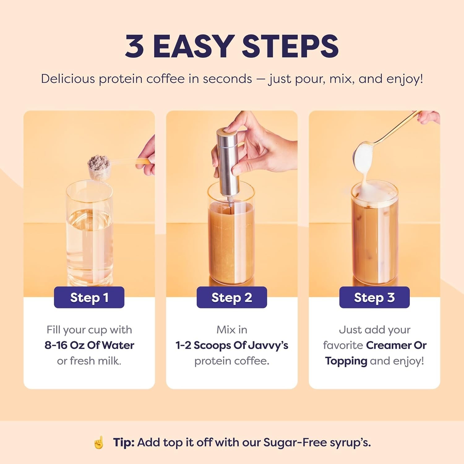 Caramel Protein Iced Coffee – Premium Whey Protein & Instant Iced Coffees – 100%